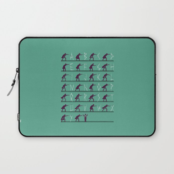 From A to Zorro Laptop Sleeve