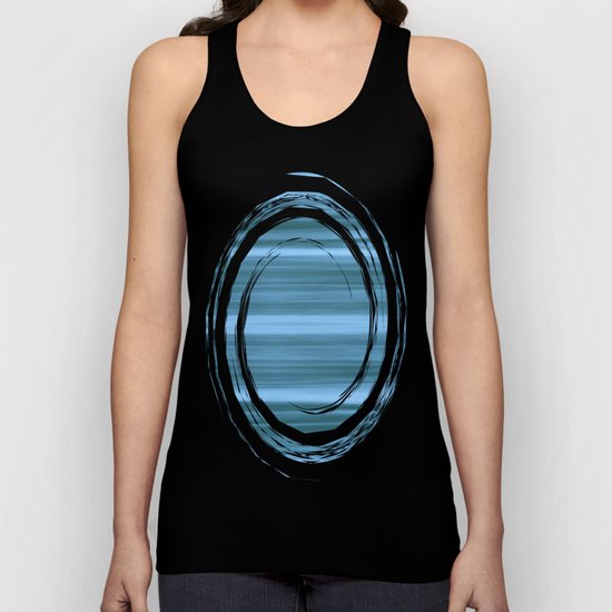 Abstraction Serenity in Ocean Unisex Tank Top