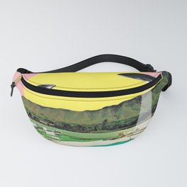Invasion on vacation Fanny Pack | 1970S, Vintage, Hawaii, Scifi, Surrealism, Aliens, Kitsch, Beach, Paradise, Sci-Fi 