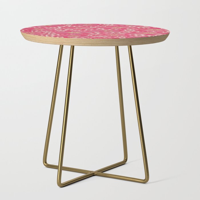 Pop Pop Flower Power - Red  Side Table