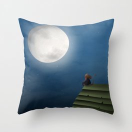 Somewhere Out There Throw Pillow