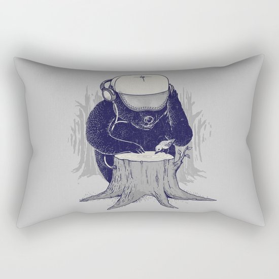 Hey DJ Rectangular Pillow