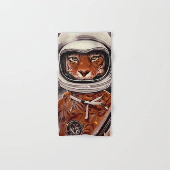 Tiger Astronaut Hand & Bath Towel