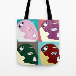 When I'm lost in thought patchwork 4 Tote Bag