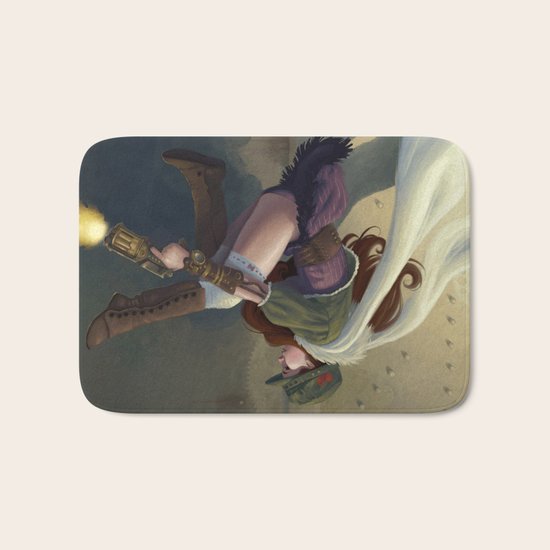 Fire! Bath Mat