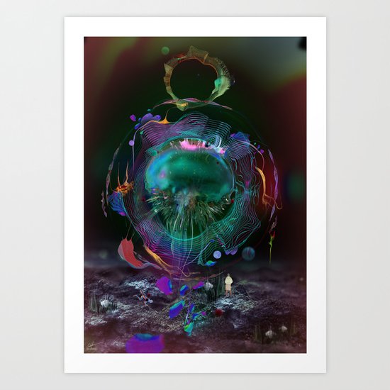 Enceladus Art Print