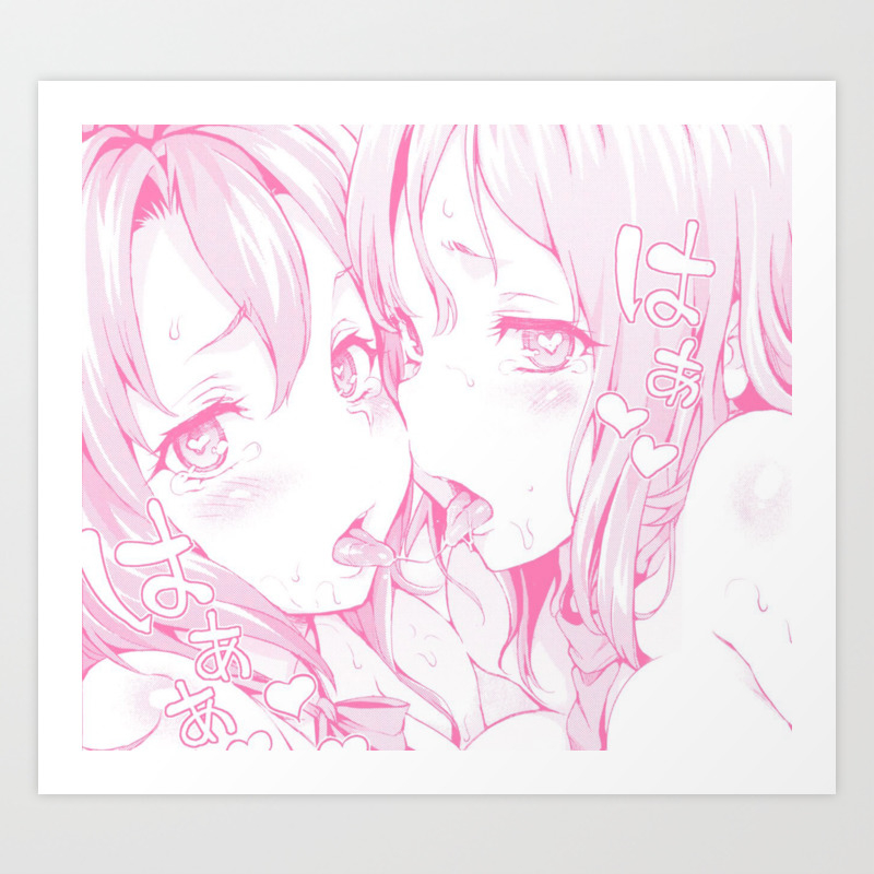 Sexy Anime Aesthetic Naughty Girls Art Print By Andrey22007 Society6