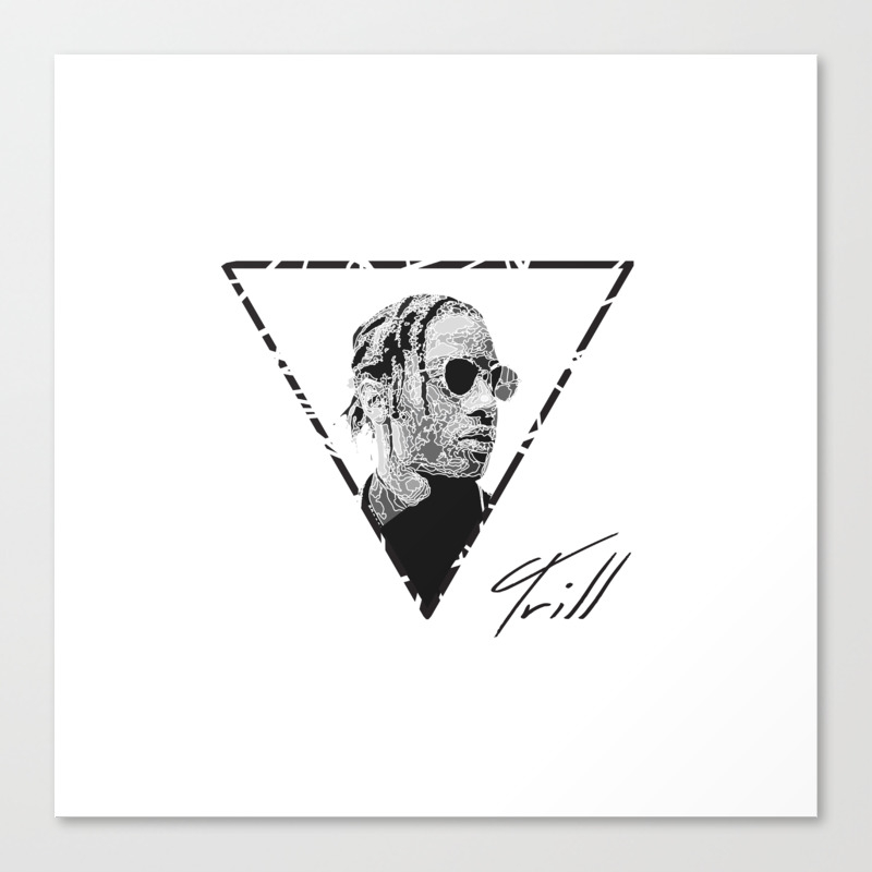 Asap Rocky Canvas Print By Visardema Society6