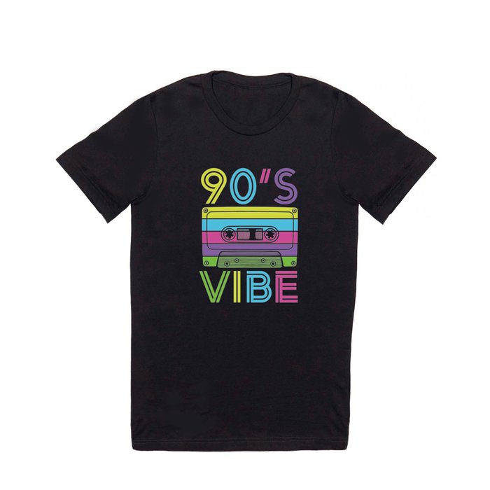 90's Vibe Retro Cassette Tape Music T Shirt