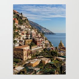 Amalfi Coast, Italy, Sea Poster