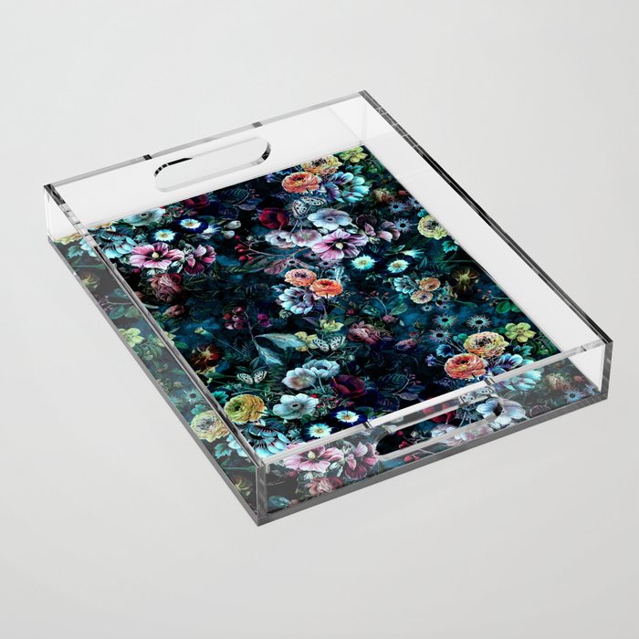 Night Garden Acrylic Tray