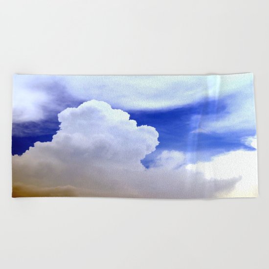 cloudburst Beach Towel