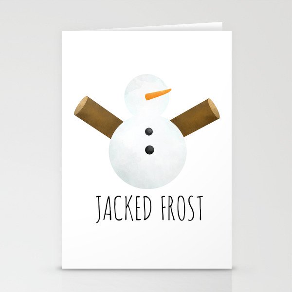 Jacked Frost Stationery Cards