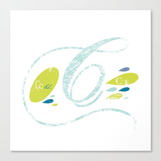 C-curl Canvas Print