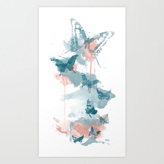 Butterflight Art Print