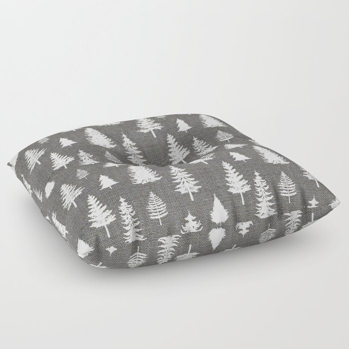 Pine Forest On Dark Linen Floor Pillow By Thinlinetextiles Society6 Pine Forest On Dark Linen Floor Pillow By Thinlinetextiles Society6