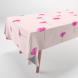 Pink Tulips Tablecloth