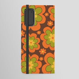 Colorful Retro Flower Pattern 592 Android Wallet Case