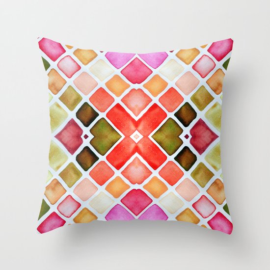 WATERCOLOR Throw Pillow