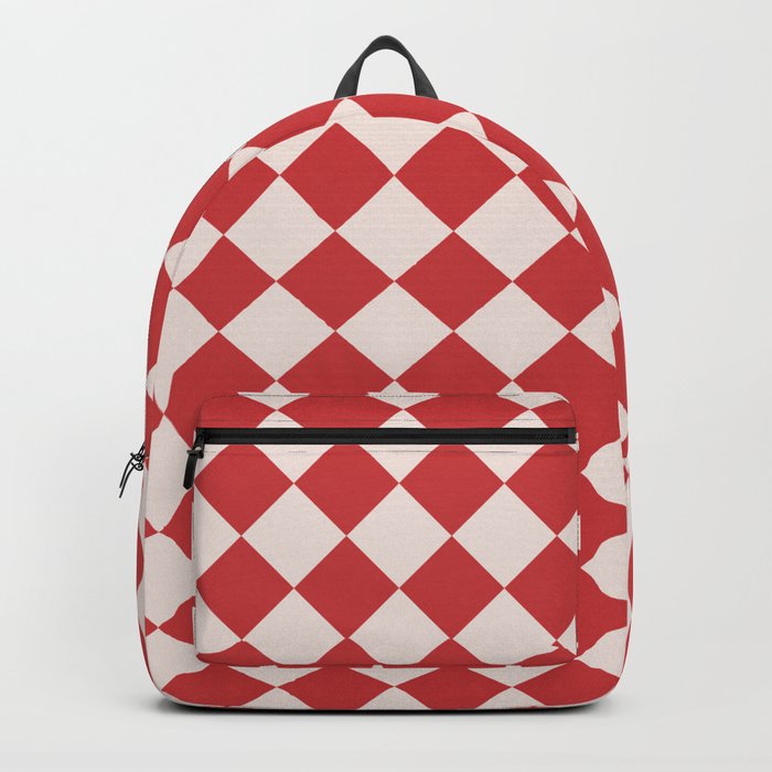 Red and white checkered backpack new arrivals