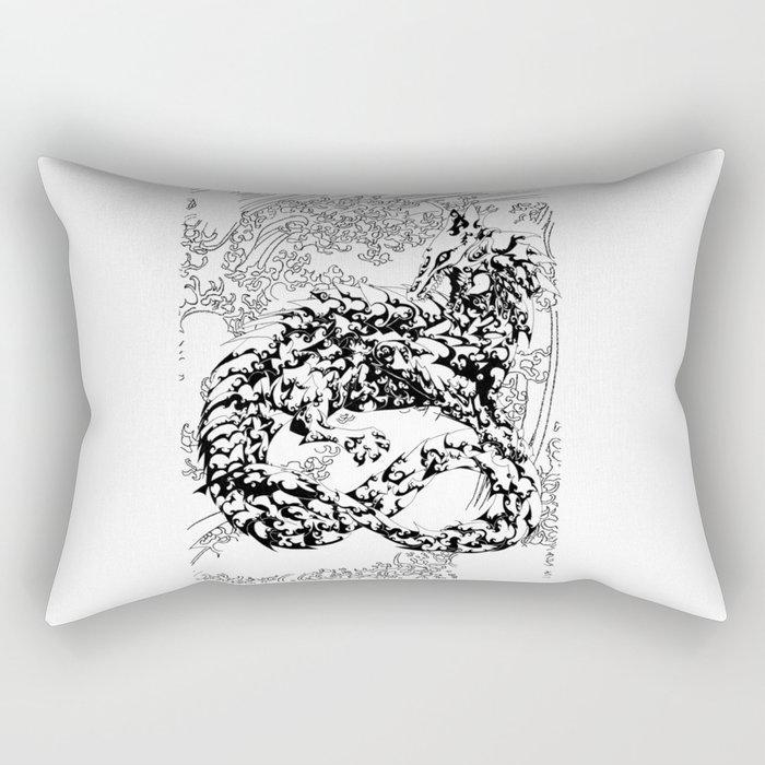 A Dragon from your Subconscious Mind #2 Rectangular Pillow