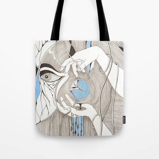 Small blue thing Tote Bag