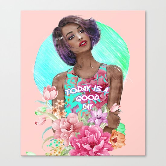 Going Floral Canvas Print