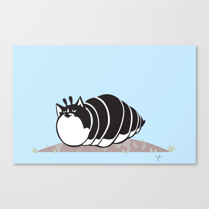 Kittypillar Canvas Print