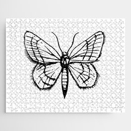 Moth illustration. Jigsaw Puzzle