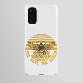 God Save The Queen Vintage Bee Android Case