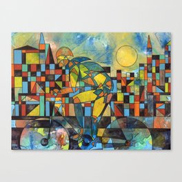 Paul Klee's Bicycle Canvas Print