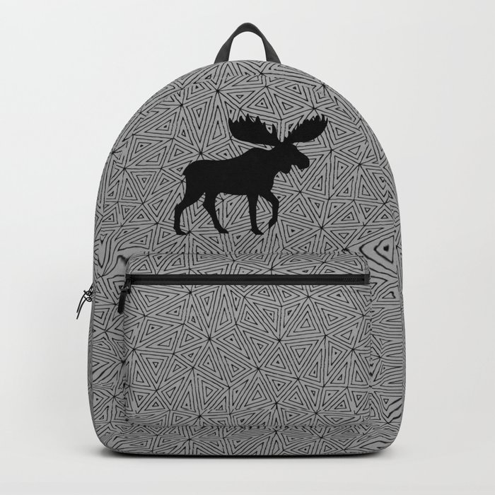 Moose Silhouette Backpack