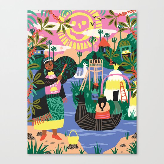 Latin Cultures Canvas Print