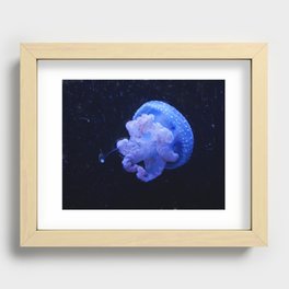 Jelly Fish in Oil Recessed Framed Print
