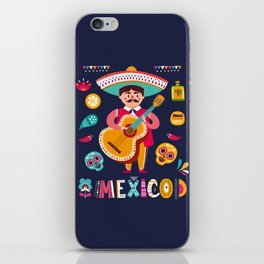 Mexico Poster 1 iPhone Skin