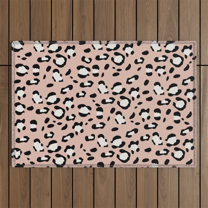Leopard Animal Print Glam #12 #pattern #decor #art #society6 Outdoor Rug