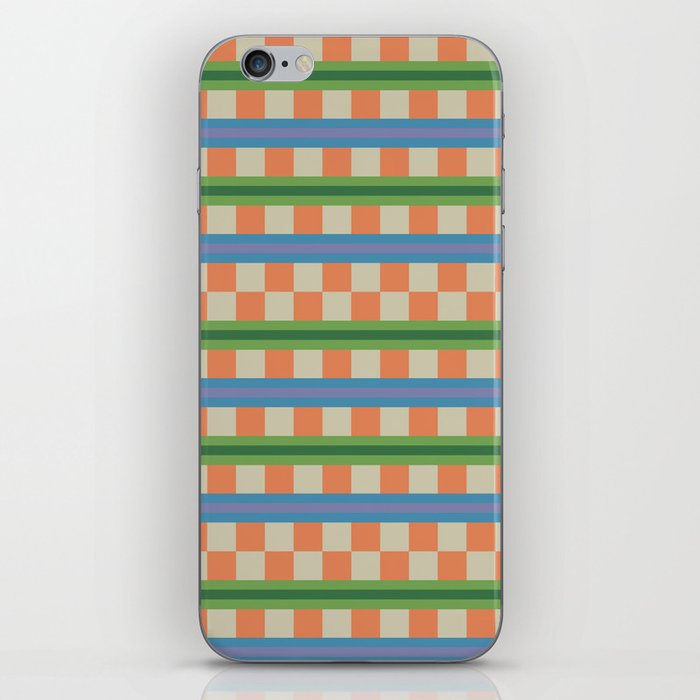 Checkers and Stripes Reworked  iPhone Skin