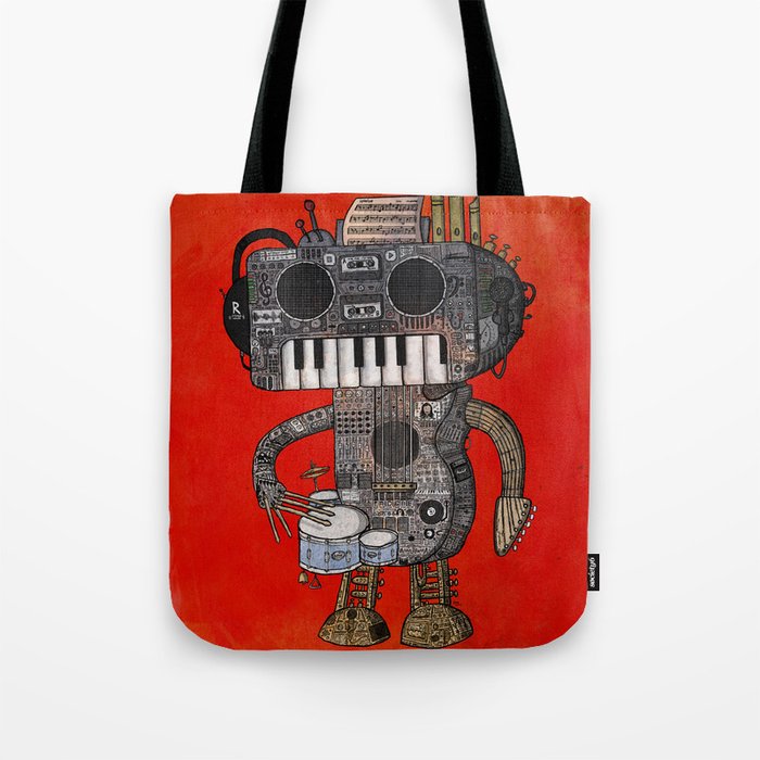 Musicbot Tote Bag