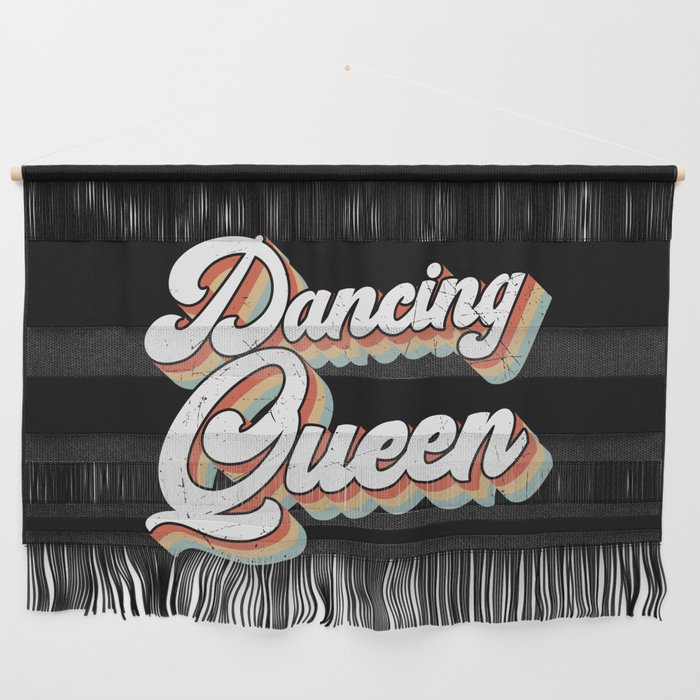 Dancing Queen Disco Party Retro Wall Hanging
