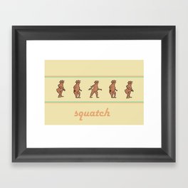 Squatchin’ Framed Art Print