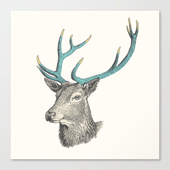 Party Animal - Deer Canvas Print