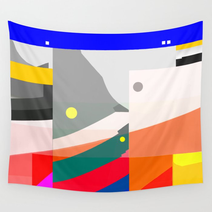 SAILING INTO THE HARBOR Wall Tapestry