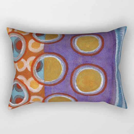 About the Second Reality inside the Bubbles Rectangular Pillow