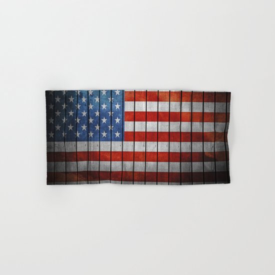American Flag Hand & Bath Towel