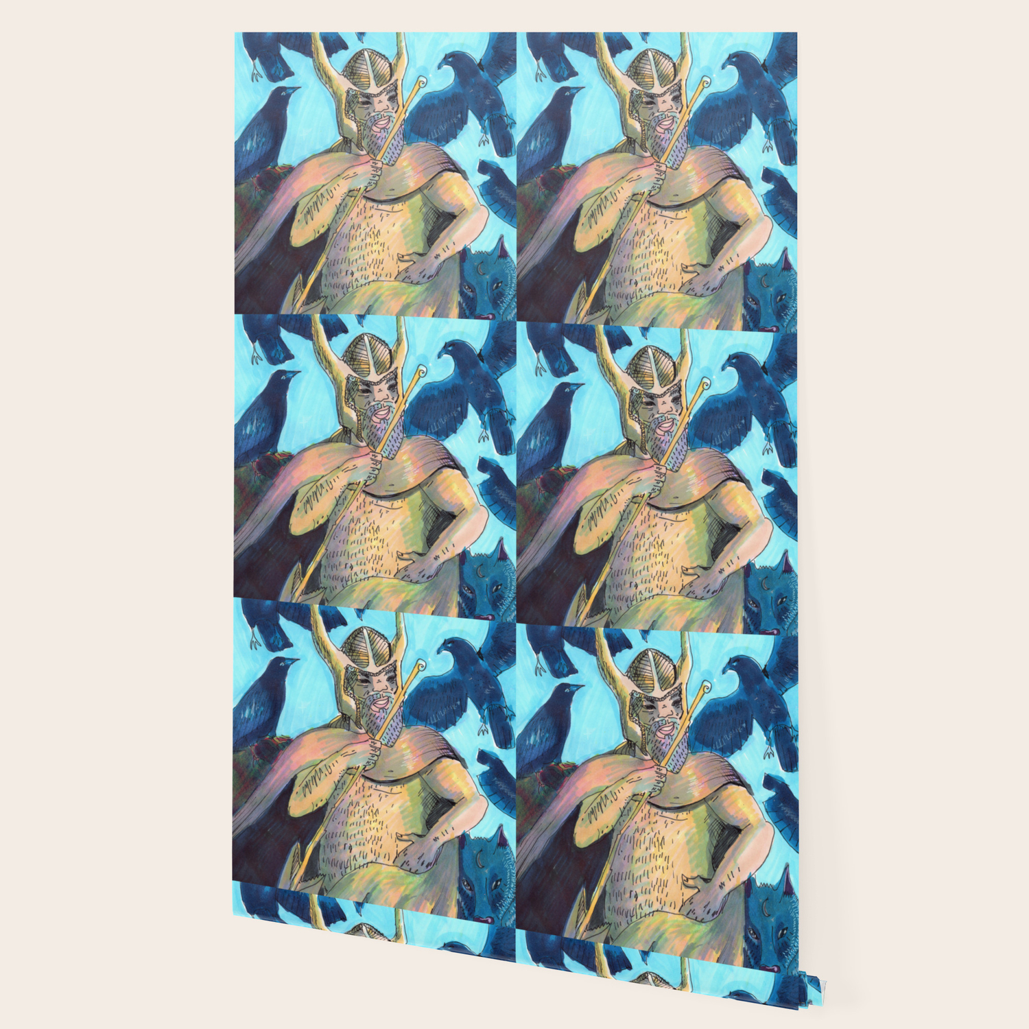 Odin Wallpaper By Mantrapop Society6