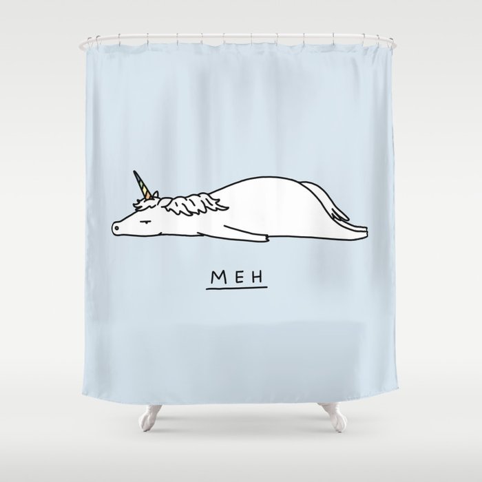 Meh Unicorn Shower Curtain