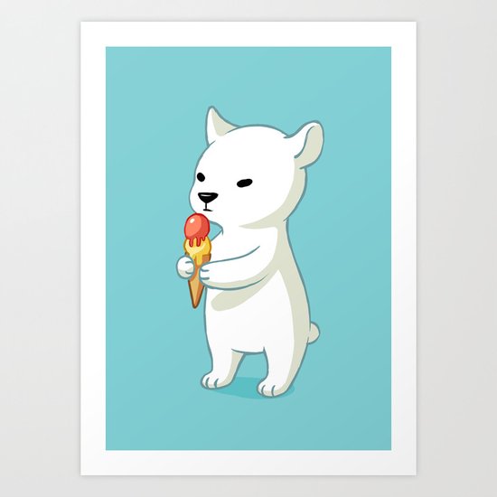 Polar Ice Cream Art Print