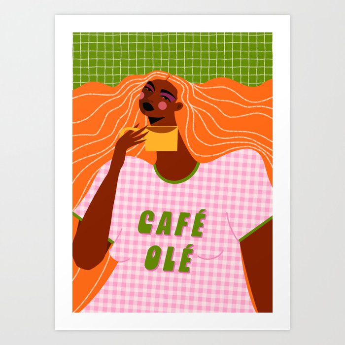 Café Olé - Coffee Bar Styling Art Print
