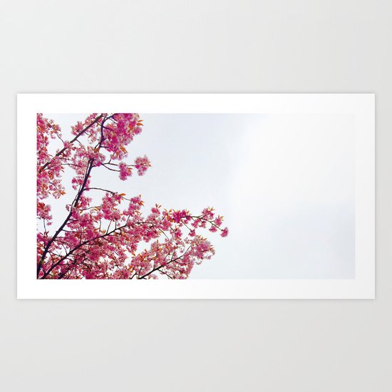 watercolor bloom Art Print
