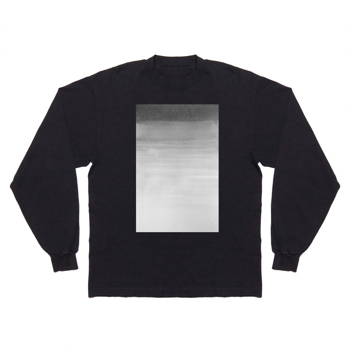 Washed Out Gray Long Sleeve T Shirt